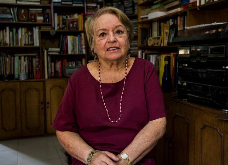 Ofelia Peláez habló con EL COLOMBIANO en 2018. FOTO Jaime Pérez