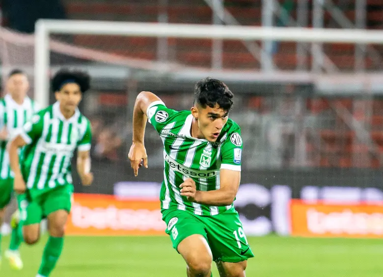 Juan Manuel Rengifo regresará en el duelo de este sábado frente al Inter de Bogotá después de haber sido expulsado en Yopal en la derrota que Nacional sufrió ante el Pereira. FOTO Manuel Saldarriaga 