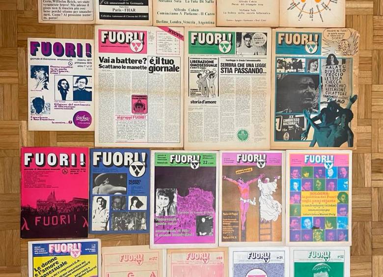 Este archivo queer estaba en Bogotá y desde enero se verá en Madrid. Foto: cortesía