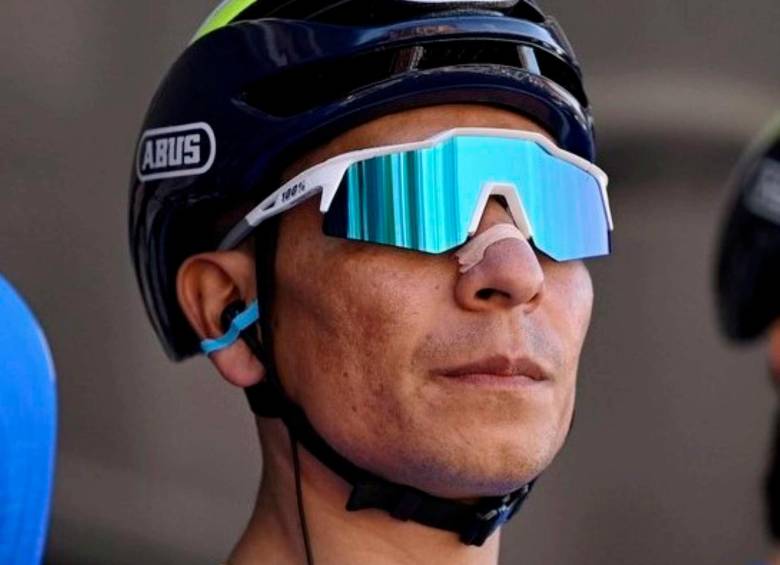Nairo Quintana corredor colombiano del Movistar Team, quien disputa la Vuelta a España. FOTO TOMADA @Movistar_Team
