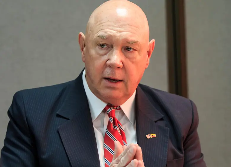 John McNamara es el Encargado de Negocios de la Embajada de Estados Unidos en Colombia. No ostenta el cargo de embajador en propiedad, una decisión que Washington aún no toma. FOTO camilo andrés suárez