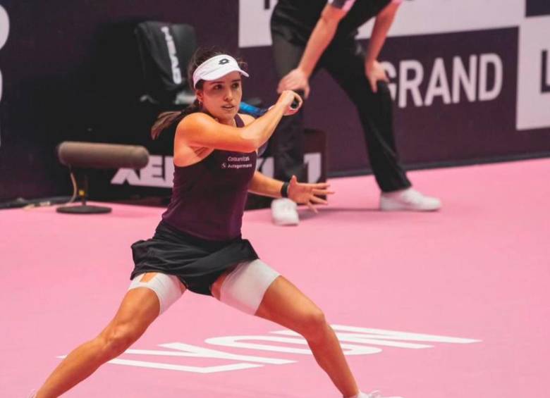 Camila se quedó a un paso de clasificar a su cuarta final en torneos del circuito WTA. Sigue ganando experiencia. FOTO INSTAGRAM OSORIO