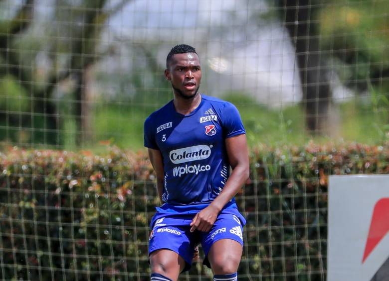 El defensa chocoano Víctor Moreno acumula 56 partidos con Independiente Medellín. Ajusta 2 goles. FOTO Juan Antonio Sánchez 