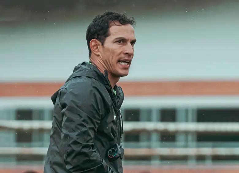 Diego Arias dirigió a Nacional en Santa Marta frente al Unión Magdalena. FOTO: Nacional