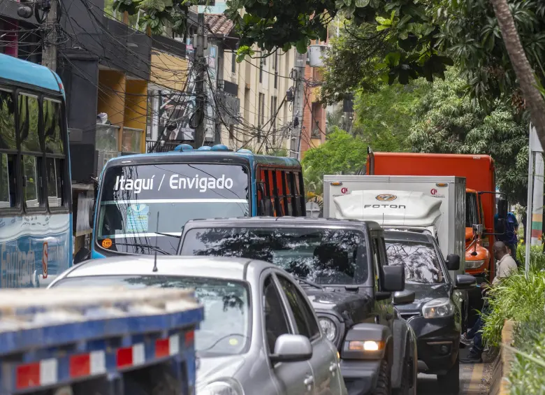 Itagüí es el municipio con más cámaras de fotomulta por metro cuadrado el país. FOTO: Esneyder Gutiérrez