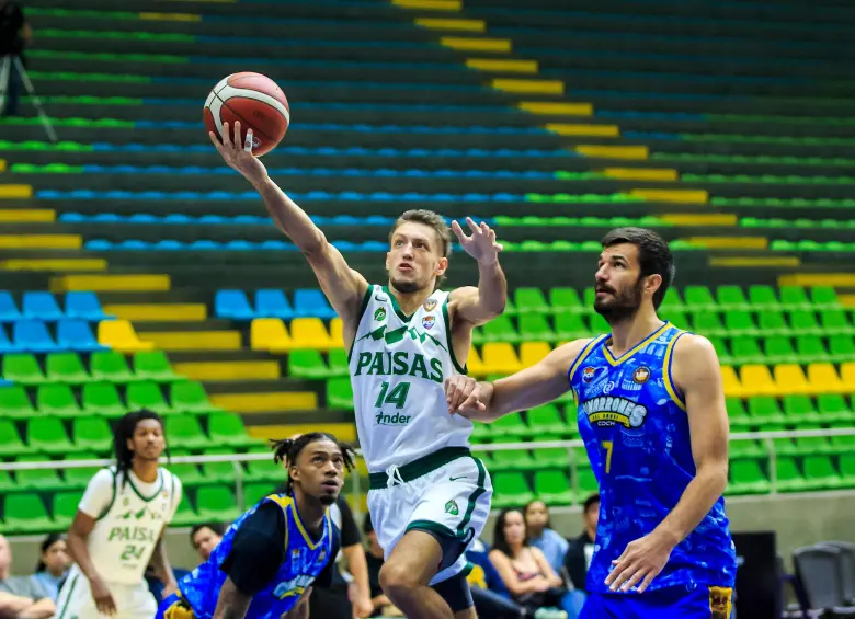Paisas brilla en la Liga Profesional de baloncesto en Colombia: FOTO Andrés Camilo Suárez Echeverry.