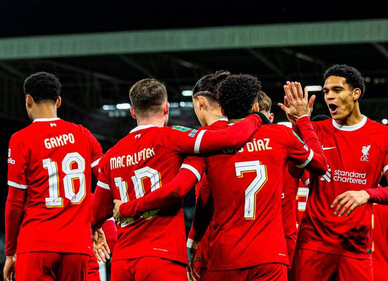 En la temporada, Luis Díaz jugó 29 partidos para Liverpool. Anotó 7 goles y brindó 2 asistencias. FOTO @LFC