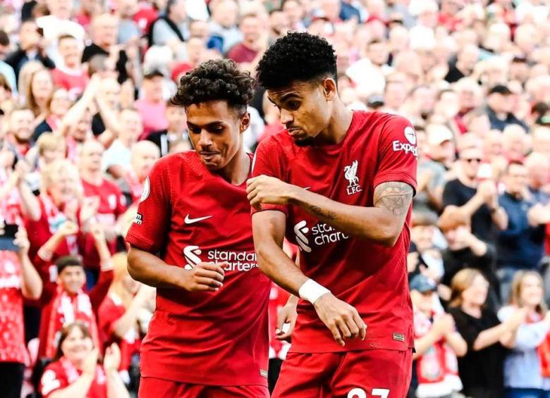 Luis Díaz espera volver a bailar ante el Newcastle. FOTO @LFC