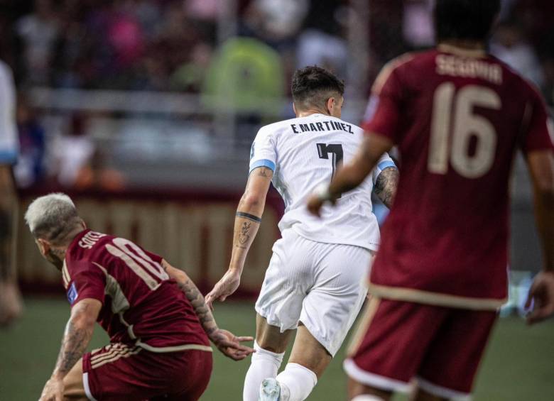 El seleccionado venezolano solo sumó un punto en esta doble jornada de eliminatorias. Los uruguayo sumaron dos. Empataron su par de encuentros. FOTO: TOMADA DEL X DE @Uruguay