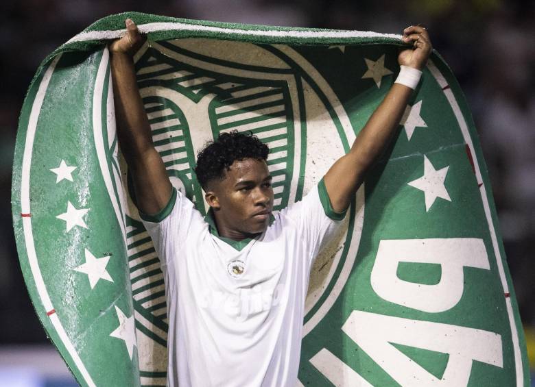 El joven delantero del Palmeiras, Endrick, es el jugador más valioso de la Copa Libertadores, tasado en 55 millones de euros. FOTO Tomada de ‘X’: @Palmeiras