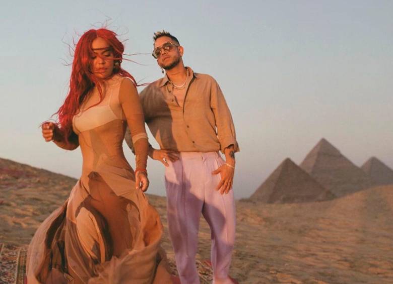 Imagen del video “El Cairo”, que Karol G estrenó este domingo, en un día poco habitual para estrenos. FOTO TOMADA DE INSTAGRAM