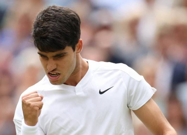 Carlos Alcaraz ganó la semifinal en Wimbledon y el domingo defenderá su título en el Grand Slam. FOTO TOMADA @Wimbledon
