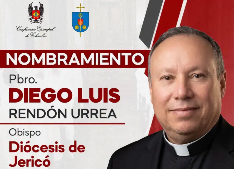 Rendón Urrea reemplazará a monseñor Noel Antonio Londoño Buitrago, quien estuvo al frente de la diócesis desde 2013. FOTO: Conferencia Episcopal de Colombia.
