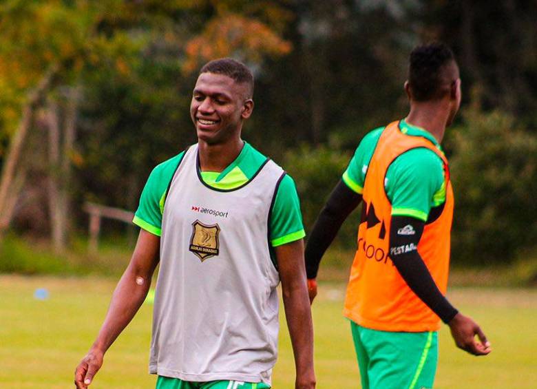 Robinson Flórez, jugador de Águilas Doradas. FOTO cortesía 