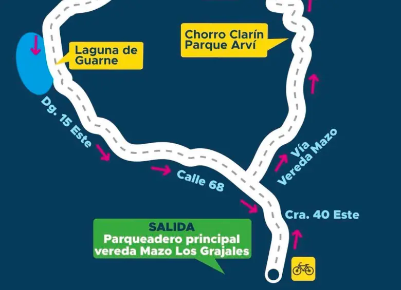 Este domingo habrá ciclopaseo en Santa Elena: ¡Apúntese!
