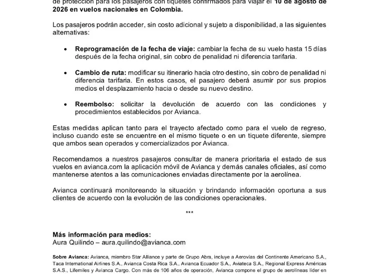 Avianca y Latam ofrecen cambios y reembolsos a usuarios afectados por el terremoto: aquí los detalles