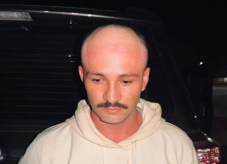 Alias chalá capturado por la Dijín de la Policía.