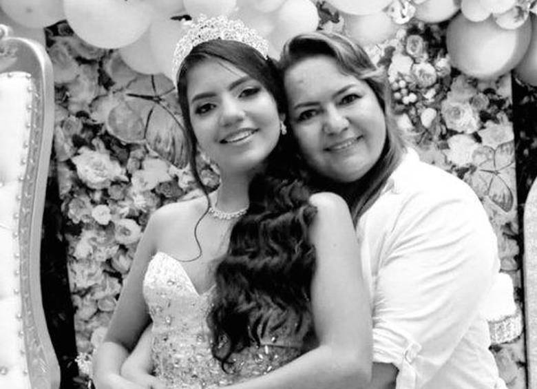 La concejala Luz Elena Silva Madrid y su hija Carolina fallecieron en el accidente de tránsito. FOTO: Cortesía
