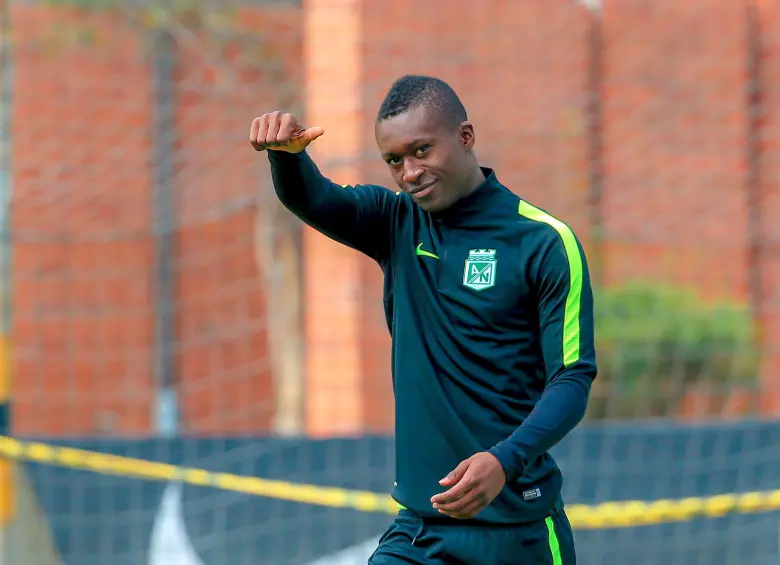 Marlos Moreno, en 2016, en la sede de Guarne, durante uno de los entrenamientos de Nacional. FOTO JUAN ANTONIO SÁNCHEZ