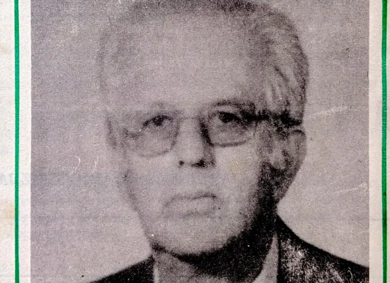 Imagen de Rafael Leonidas Velásquez en publicaciones de Amijardín. FOTO: CORTESÍA CENTRO DE HISTORIA DE JARDÍN