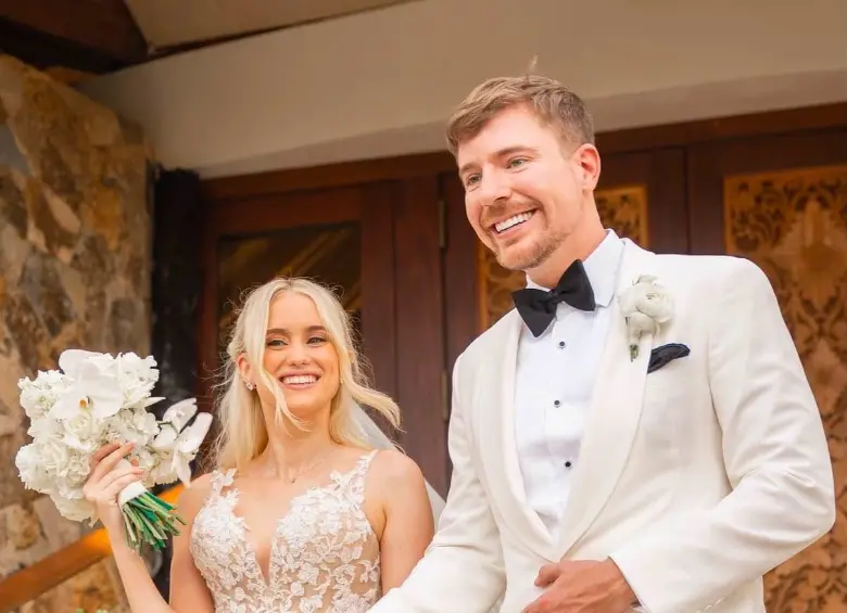 La pareja inició su relación en 2022 tras conocerse durante un viaje del creador de contenido a Sudáfrica. Foto: @mrbeast