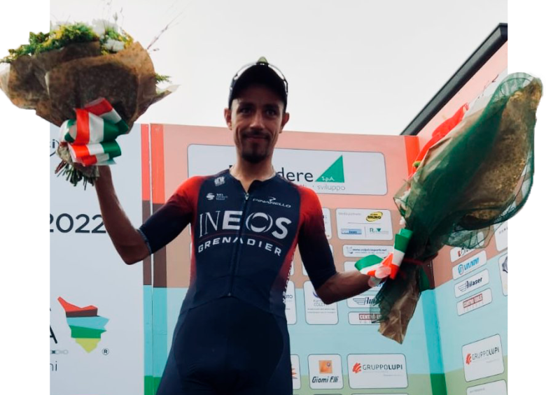 Daniel Martínez suma diez victorias como ciclista profesional. FOTO TWITTER INEOS