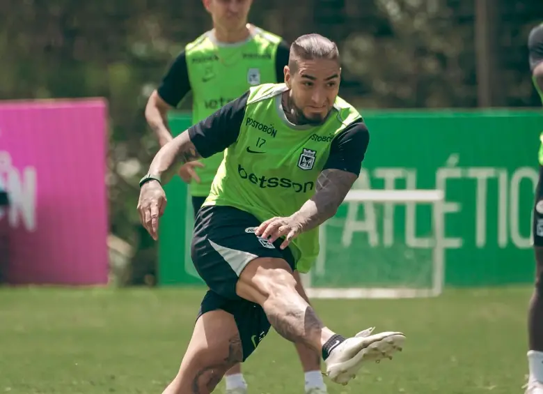 Chicho Arango se esfuerza para estar a punto lo antes posible. FOTO ATLÉTICO NACIONAL