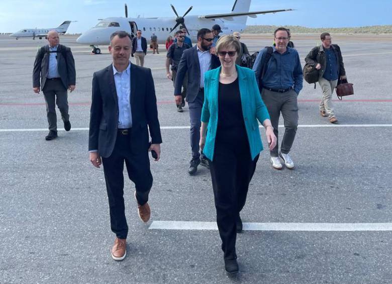 La embajadora Laura Dogu encabeza la misión estadounidense, aunque en principio su rol será como encargada de negocios. FOTO: Tomada de @usembassyve.