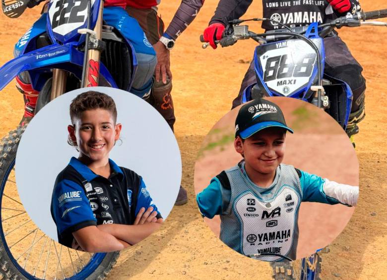 Maxi Ramírez (222) y Maxi Yepes (888) son la cuota antioqueña del Team Yamaha para el mundial en Estados Unido. FOTOS: Cortesía
