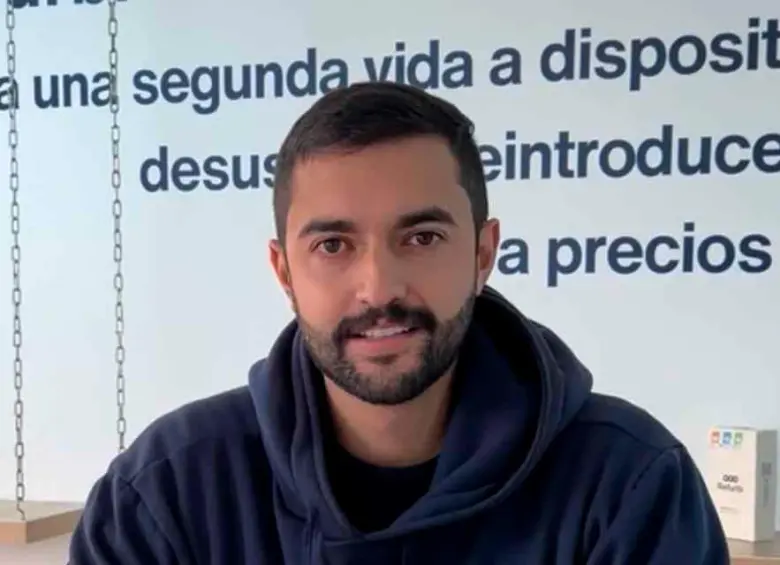 Sebastián Jiménez, CEO y fundador de Refurbi. FOTO: CORTESÍA REFURBI