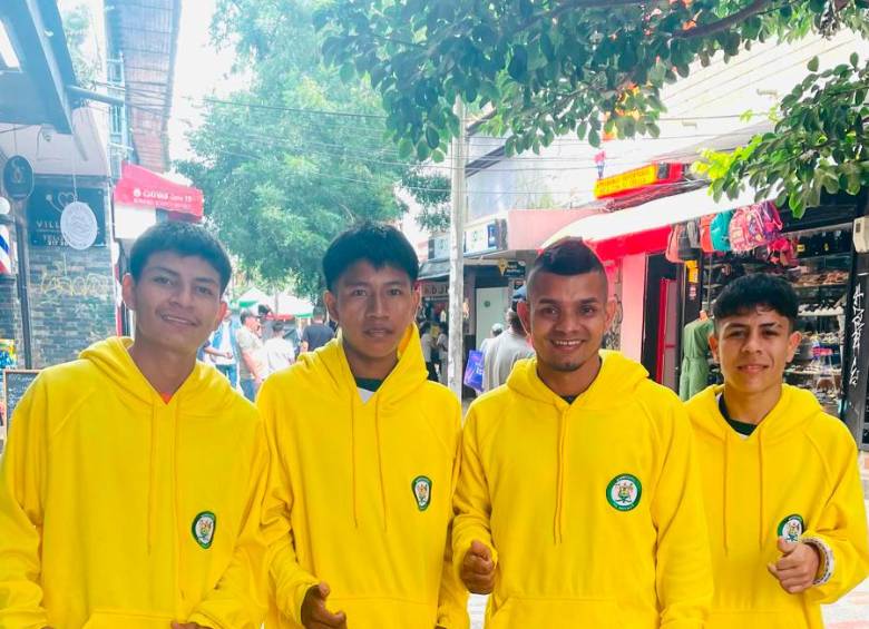Los representantes de Mutatá esperan ser protagonistas en el fútbol de salón. FOTO EL COLOMBIANO