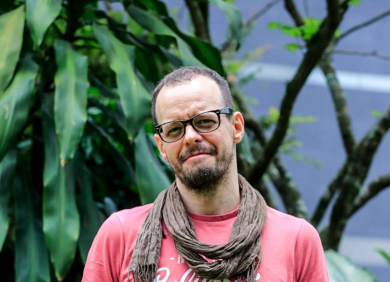 Marcello Quintanilha —ganador del Premio del Festival de Angulema— fue uno de los invitados a la pasada Fiesta del Libro. Fue su primera visita a Colombia. Foto: Jaime Pérez.