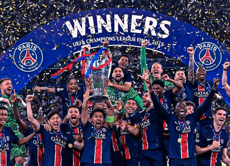 El PSG volvió a celebrar la Champions, su segundo título en la historia de esta competición y además de manera consecutiva. FOTO PSG