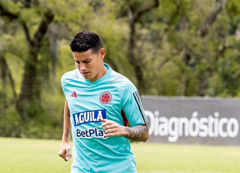 James Rodríguez fue el primero en llegar a la concentración de Colombia. FOTO el colombiano