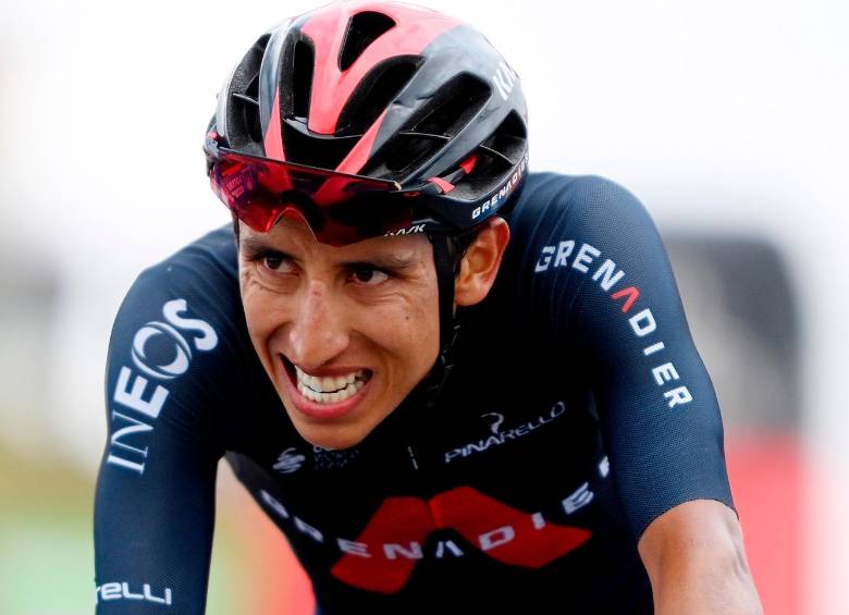 El colombiano Egan Bernal, sigue con su preparación para regresar a competencia, se dice que en agosto se podría dar en la Vuelta a Burgos. FOTO GETTY 