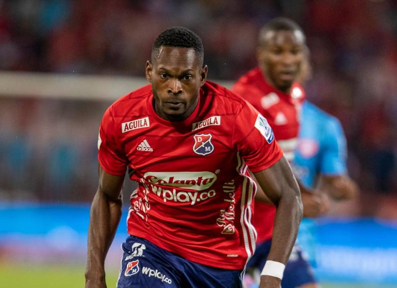 Díber Cambindo ha jugado 18 partidos con Independiente Medellín. FOTO Carlos velásquez 