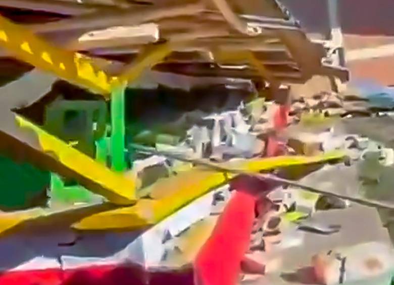 Hay daños signitifcativos en varias viviendas. FOTO: Captura de video