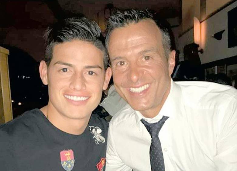 Aunque no es colombiano, el portugués Jorge Mendes ha estado detrás de los millonarios traspasos de James Rodríguez y en su momento de Radamel Falcao García. FOTO @gestifute