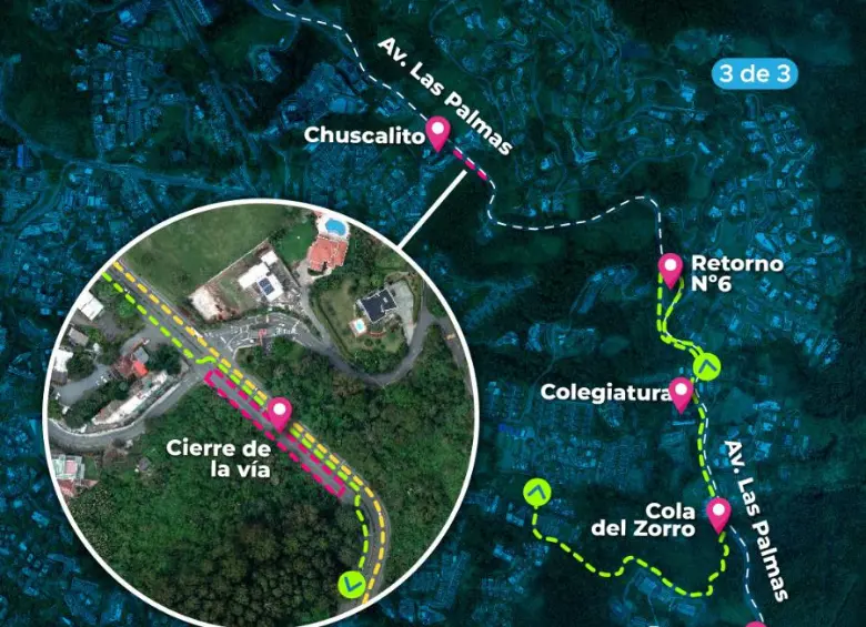 ¡Ojo! Este viernes 10 de julio habrá cierres en un tramo de Las Palmas