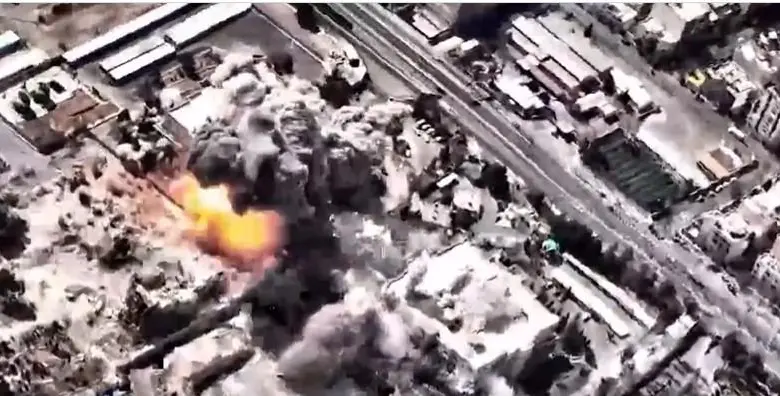 Fuerza Aérea de Israel publica video del ataque en Teherán FOTO: Tomada de video. 