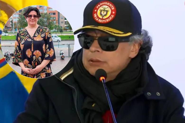 El presidente Gustavo Petro arremetió contra la codirectora Laura Moisá. Fotos: Captura de video presidencia y Universidad Nacional