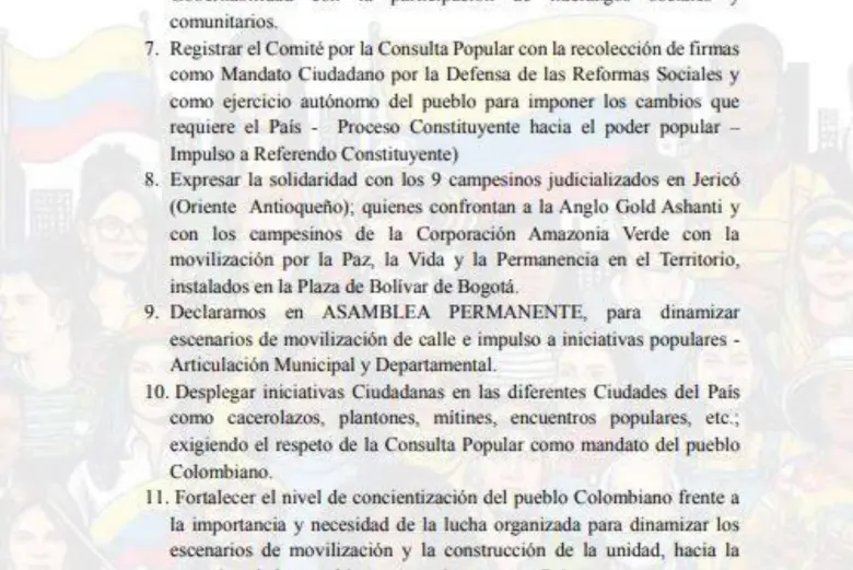 Comunicado de la CNPC para mayo de 2025. FOTO: CNPC