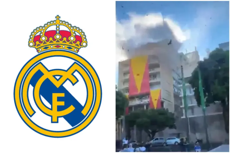 Real Madrid mandó un mensaje de apoyo a Colombia. FOTOS: X Real Madrid y captura