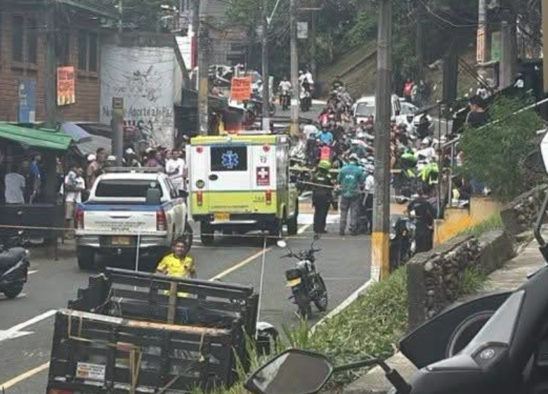 La zona del fatal accidente fue acordonada. Foto: cortesía