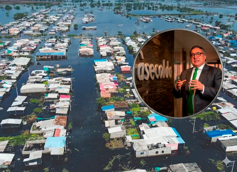 Gustavo Morales, presidente de Fasecolda, aseguró que el sector ha pagado cerca de $65.000 millones en siniestros por catástrofes recientes en Colombia. FOTO MANUEL SALDARRIAGA Y CORTESÍA