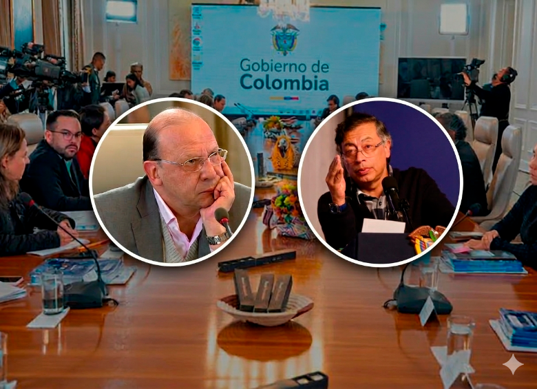 El momento en que el ministro de Hacienda no respondió la cifra del déficit primario generó cuestionamientos sobre su manejo de las finanzas públicas. FOTO PRESIDENCIA Y COLPRENSA. 