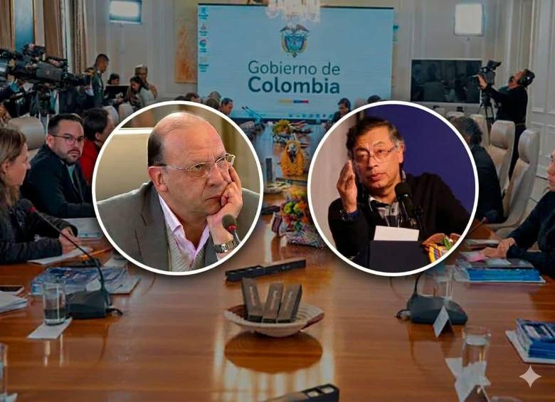 El momento en que el ministro de Hacienda no respondió la cifra del déficit primario generó cuestionamientos sobre su manejo de las finanzas públicas. FOTO PRESIDENCIA Y COLPRENSA.