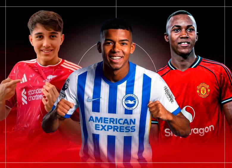 De izquierda a derecha: Samuel Martínez, Matías Orozco y Cristian Orozco, talentos que han hecho parte de los procesos de las selecciones juveniles de Colombia. La élite europea los espera. FOTO cortesía 