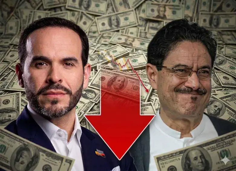 El dólar abrió por debajo de $3.570 luego de que los inversionistas interpretaran favorablemente el resultado electoral. FOTO: COMPOSICIÓN EL COLOMBIANO COLPRENSA