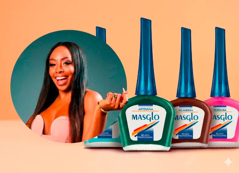 Masglo lanzó convocatoria nacional para bautizar su nueva línea de labiales tras críticas de Karen Sevillano. FOTO CORTESÍA Y COLPRENSA. 
